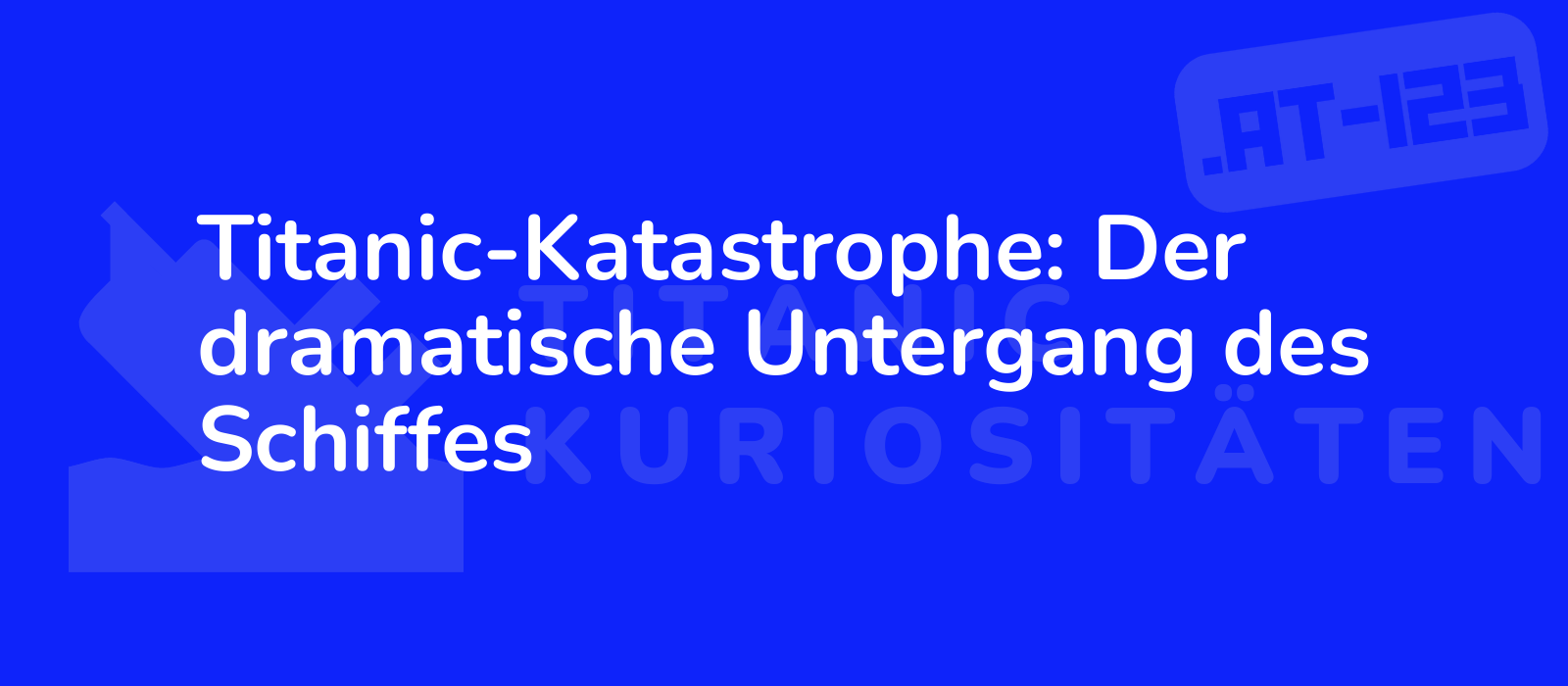 Titanic-Katastrophe: Der dramatische Untergang des Schiffes